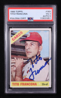 Tito Francona Signed 1966 Topps #163 (PSA 3) at PristineAuction.com