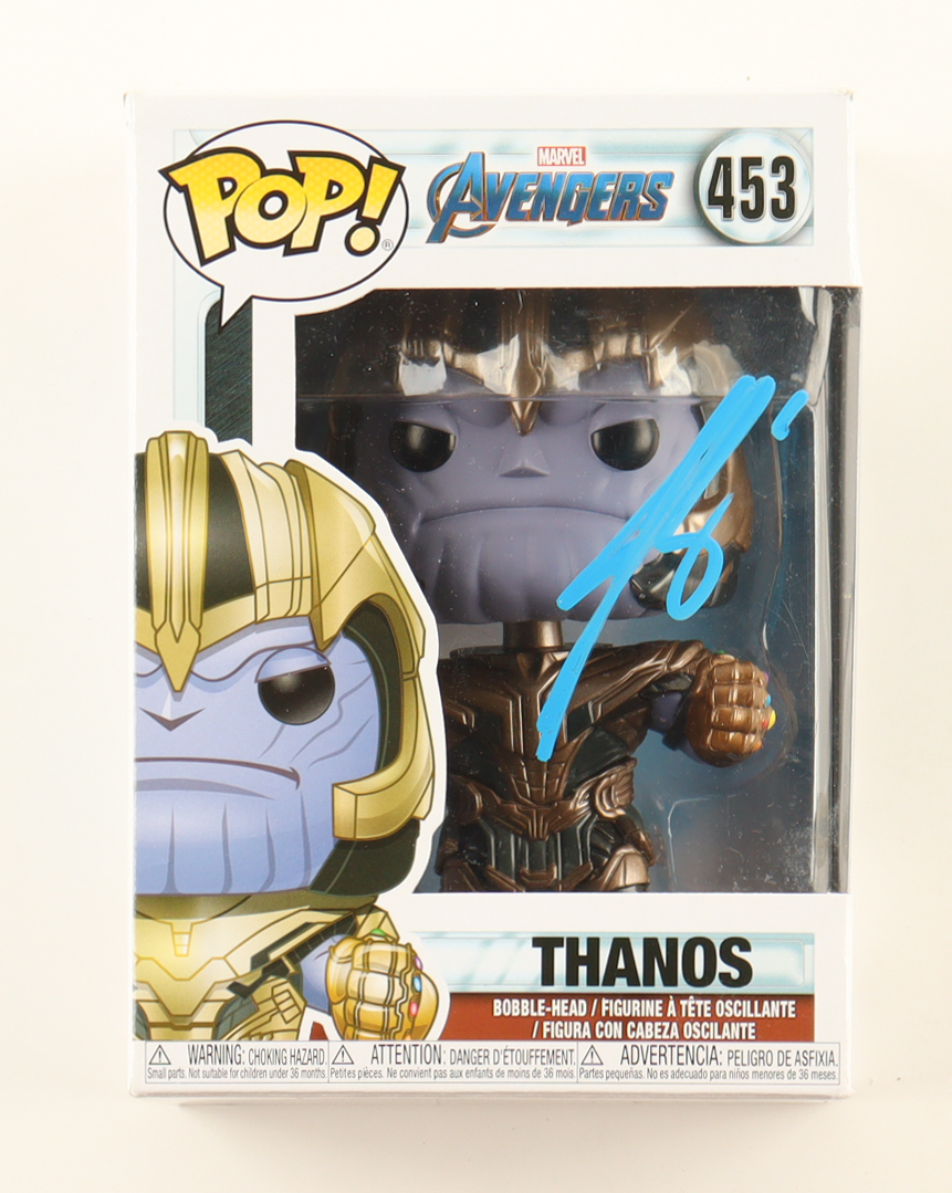 Josh Brolin Signed "Avengers" #453 Thanos Bobble-Head Funko Pop! Vinyl Figure (ACOA) at PristineAuction.com Josh Brolin Signed "Avengers" #453 Thanos Bobble-Head Funko Pop! Vinyl Figure (ACOA) at PristineAuction.com