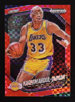 Kareem Abdul-Jabbar 2024-25 Panini Prizm Black Prizms Red Power LGD #270 #15/75 at PristineAuction.com