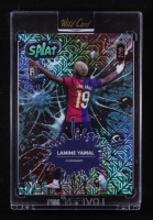 Lamine Yamal 2024 Wild Card Splat Teal Mojo #SBTEAL01LYS #7/10 RC at PristineAuction.com