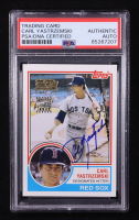 Carl Yastrzemski Signed 2001 Team Topps Legends Autograph Issue #550 (PSA Encapsulated) at PristineAuction.com