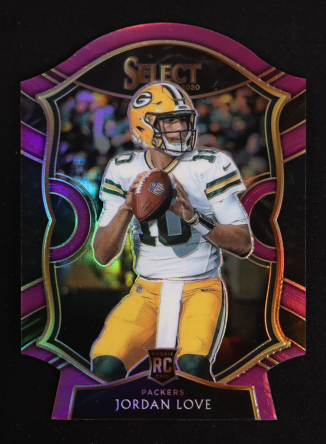 Jordan Love 2020 Select Prizm Purple Die Cut #47 RC at PristineAuction.com Jordan Love 2020 Select Prizm Purple Die Cut #47 RC at PristineAuction.com