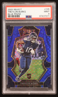 Treylon Burks 2022 Panini Select Blue Prizm #195 RC #025/149 (PSA 9) at PristineAuction.com