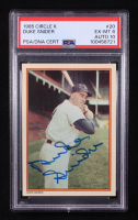 Duke Snider Signed 1985 Circle K #20 (PSA 6) at PristineAuction.com
