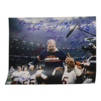 1985 Chicago Bears Super Bowl Champs 11x14 Photo Team-Signed by (17) with Dan Hampton, Mike Singletary, Tom Thayer, & Otis Wilson (JSA) at PristineAuction.com