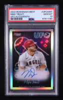 Mike Trout 2022 Bowman's Best UFO Autographs #UFOAMT EXCH #177/250 (PSA 10) at PristineAuction.com