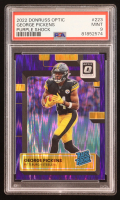 George Pickens 2022 Panini Donruss Optic Purple Shock RR #223 RC (PSA 9) at PristineAuction.com