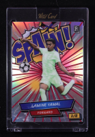 Lamine Yamal 2024 Wild Card Alumination Comix Rainbow Red Lines #ACSGLY3 #3/8 RC at PristineAuction.com