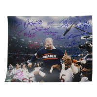 1985 Chicago Bears Super Bowl Champs 11x14 Photo Team-Signed by (17) with Dan Hampton, Mike Singletary, Tom Thayer, & Otis Wilson (JSA) at PristineAuction.com