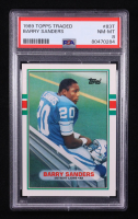 Barry Sanders 1989 Topps Traded #83T RC (PSA 8) at PristineAuction.com