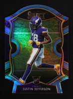 Justin Jefferson 2020 Select Prizm Light Blue Die Cut #61 RC at PristineAuction.com