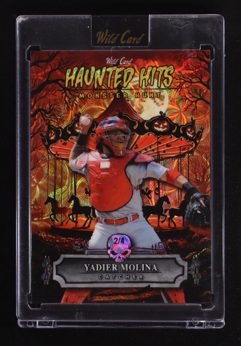 Yadier Molina 2025 Wild Card Haunted Hits Monster Hunt #HHCA-YM #2/4 at PristineAuction.com Yadier Molina 2025 Wild Card Haunted Hits Monster Hunt #HHCA-YM #2/4 at PristineAuction.com