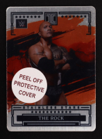 The Rock 2023 Panini Impeccable WWE Stainless Stars Orange #4 #5/25 at PristineAuction.com