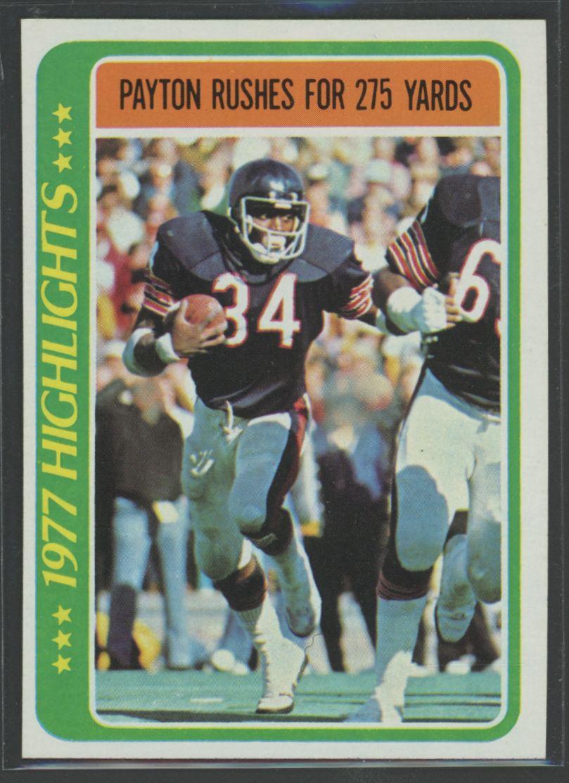Walter Payton 1978 Topps #3 at PristineAuction.com Walter Payton 1978 Topps #3 at PristineAuction.com