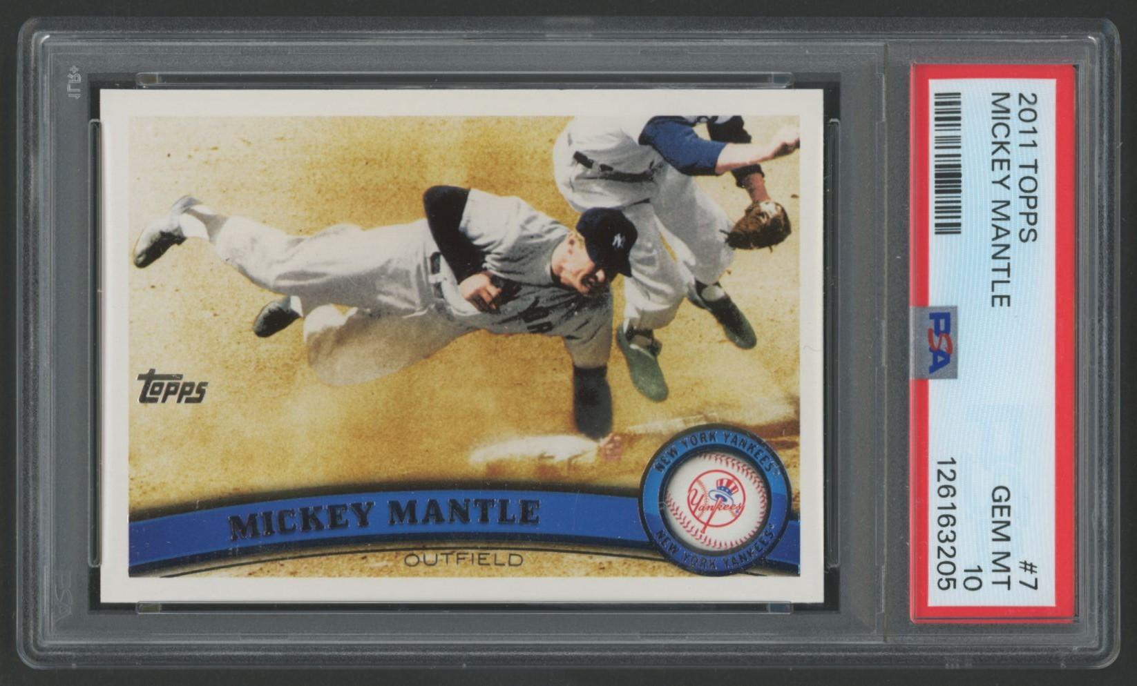 Mickey Mantle 2011 Topps #7 (PSA 10) at PristineAuction.com Mickey Mantle 2011 Topps #7 (PSA 10) at PristineAuction.com