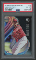 Shohei Ohtani 2018 Bowman Platinum #34 RC (PSA 8) at PristineAuction.com