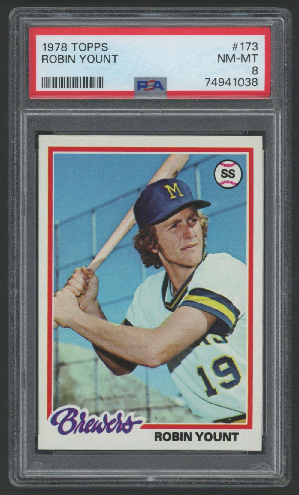 Robin Yount 1978 Topps #173 (PSA 8) at PristineAuction.com Robin Yount 1978 Topps #173 (PSA 8) at PristineAuction.com