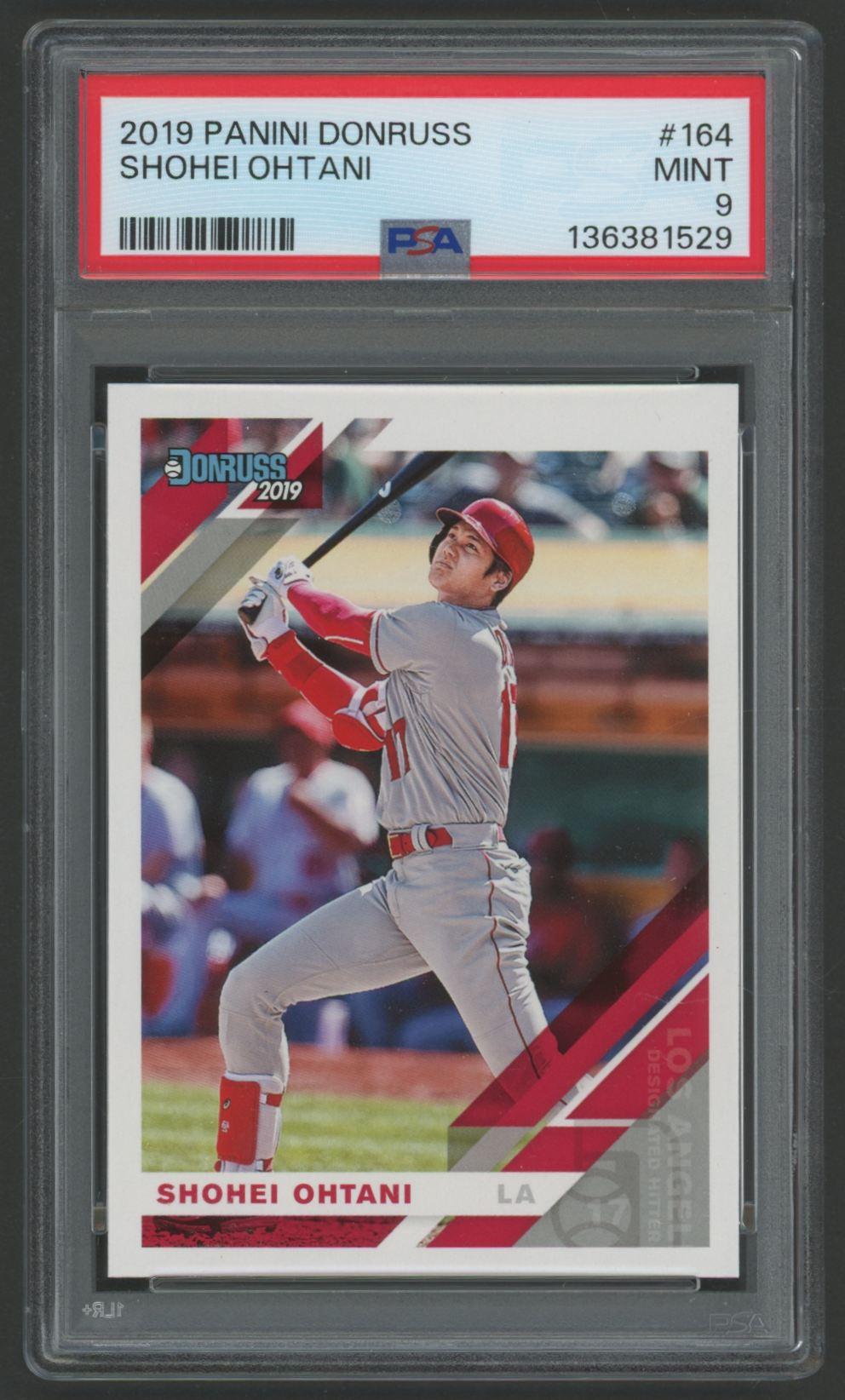 Shohei Ohtani 2019 Donruss Showtime #164 (PSA 9) at PristineAuction.com Shohei Ohtani 2019 Donruss Showtime #164 (PSA 9) at PristineAuction.com
