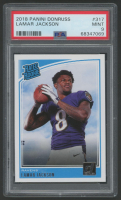 Lamar Jackson 2018 Donruss RR #317 RC (PSA 9) at PristineAuction.com