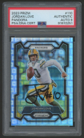 Jordan Love Signed 2023 Panini Prizm Pandora #110 #338/400 (PSA | Auto 9) at PristineAuction.com