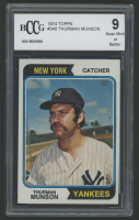 Thurman Munson 1974 Topps #340 (BCCG 9) at PristineAuction.com