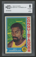Wilt Chamberlain 1974-75 Topps #250 (BCCG 8) at PristineAuction.com
