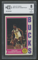 Oscar Robertson 1974-75 Topps #55 (BCCG 8) at PristineAuction.com