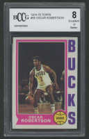 Oscar Robertson 1974-75 Topps #55 (BCCG 8) at PristineAuction.com