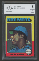 Hank Aaron 1975 Topps #660 (BCCG 8) at PristineAuction.com