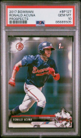Ronald Acuna 2017 Bowman Prospects #BP127 RC (PSA 10) at PristineAuction.com