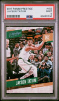Jayson Tatum 2017 Prestige #153 RC (PSA 9) at PristineAuction.com