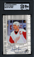 Steve Yzerman 1998-99 SP Authentic Signs of the Time #SY (SGC 9 | Auto 10) at PristineAuction.com