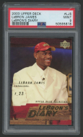 LeBron James 2003 Upper Deck LeBron's Diary #LJ5 (PSA 9) at PristineAuction.com