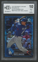 Cody Bellinger 2016 Bowman Chrome Prospects Blue Shimmer Refractors #BCP182 (BCCG 10) at PristineAuction.com