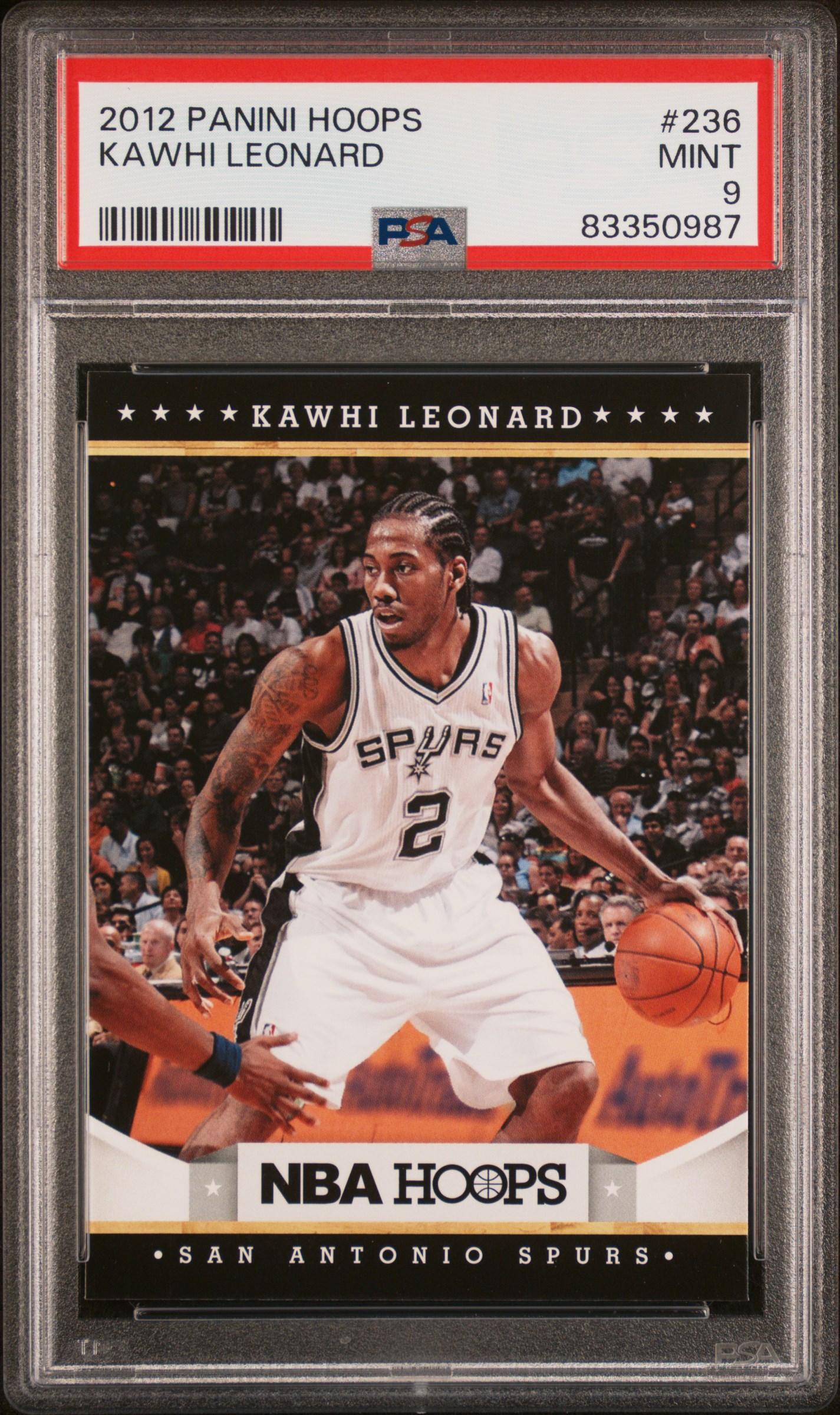 Kawhi Leonard 2012-13 Hoops #236 RC (PSA 9) at PristineAuction.com Kawhi Leonard 2012-13 Hoops #236 RC (PSA 9) at PristineAuction.com