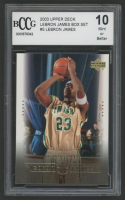 LeBron James 2003 Upper Deck LeBron James Box Set #5 RC (BCCG 10) at PristineAuction.com