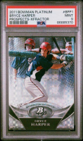 Bryce Harper 2011 Bowman Platinum Prospects Xfractor #BPP1 RC (PSA 9) at PristineAuction.com
