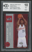 LeBron James 2003-04 Upper Deck Honor Roll Acclaim #PA7 (BCCG 10) at PristineAuction.com