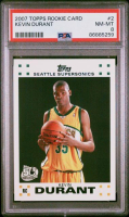Kevin Durant 2007-08 Topps #112 RC (PSA 8) at PristineAuction.com