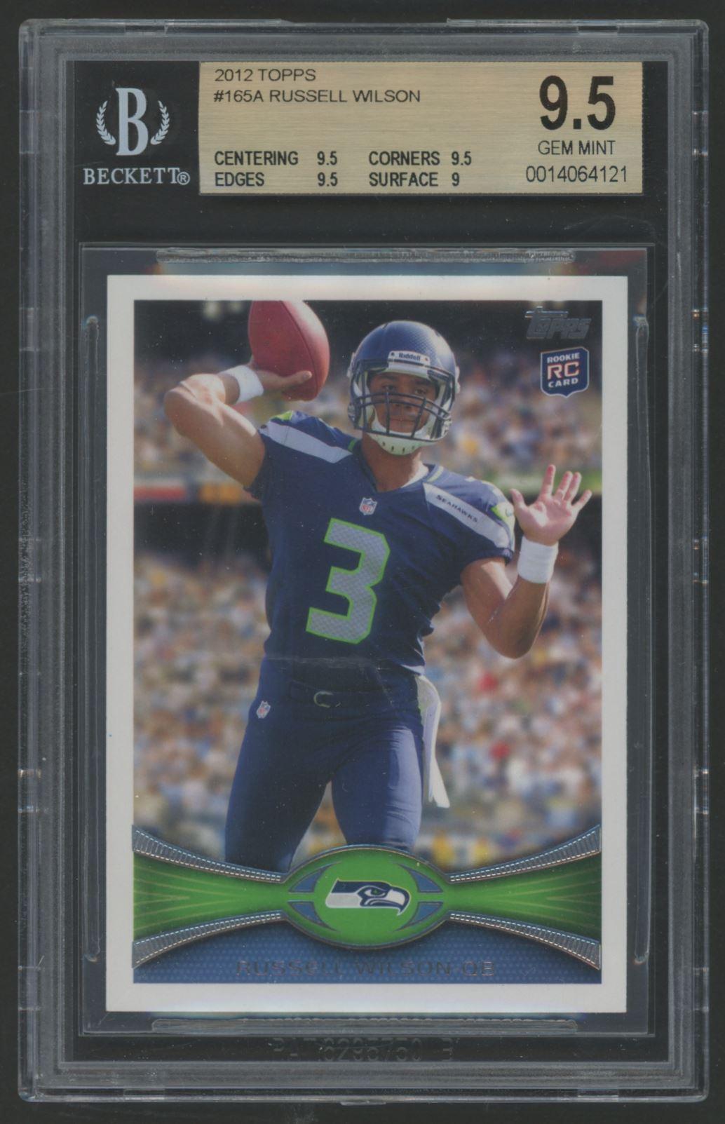 Russell Wilson 2012 Topps #165A (BGS 9.5) at PristineAuction.com Russell Wilson 2012 Topps #165A (BGS 9.5) at PristineAuction.com