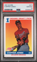 Chipper Jones 1991 Score #671 RC (PSA 10) at PristineAuction.com