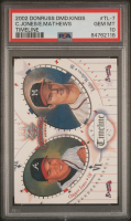 Chipper Jones / Ed Mathews 2002 Donruss Diamond Kings Timeline #TL7 (PSA 10) at PristineAuction.com