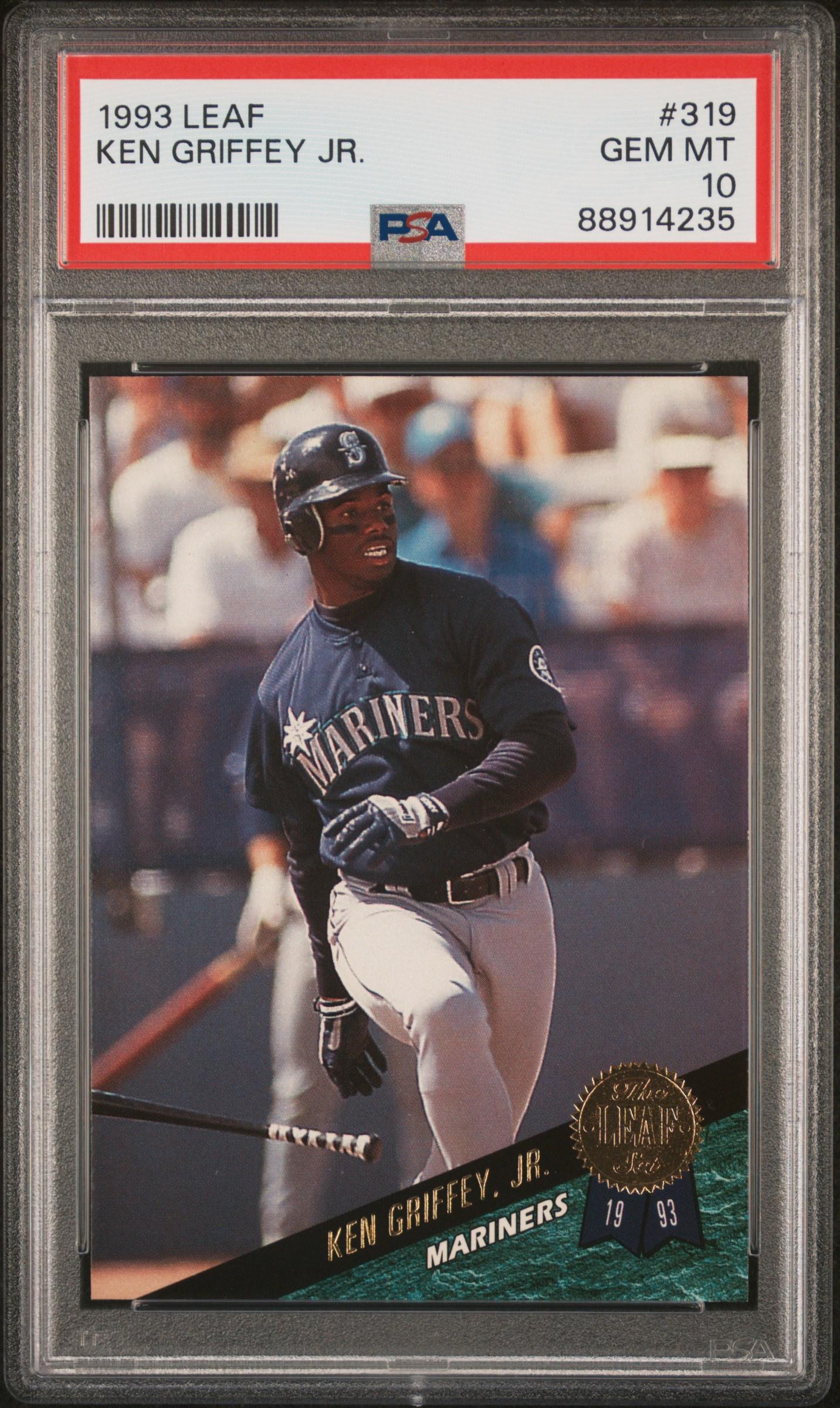 Ken Griffey Jr. 1993 Leaf #319 (PSA 10) at PristineAuction.com Ken Griffey Jr. 1993 Leaf #319 (PSA 10) at PristineAuction.com
