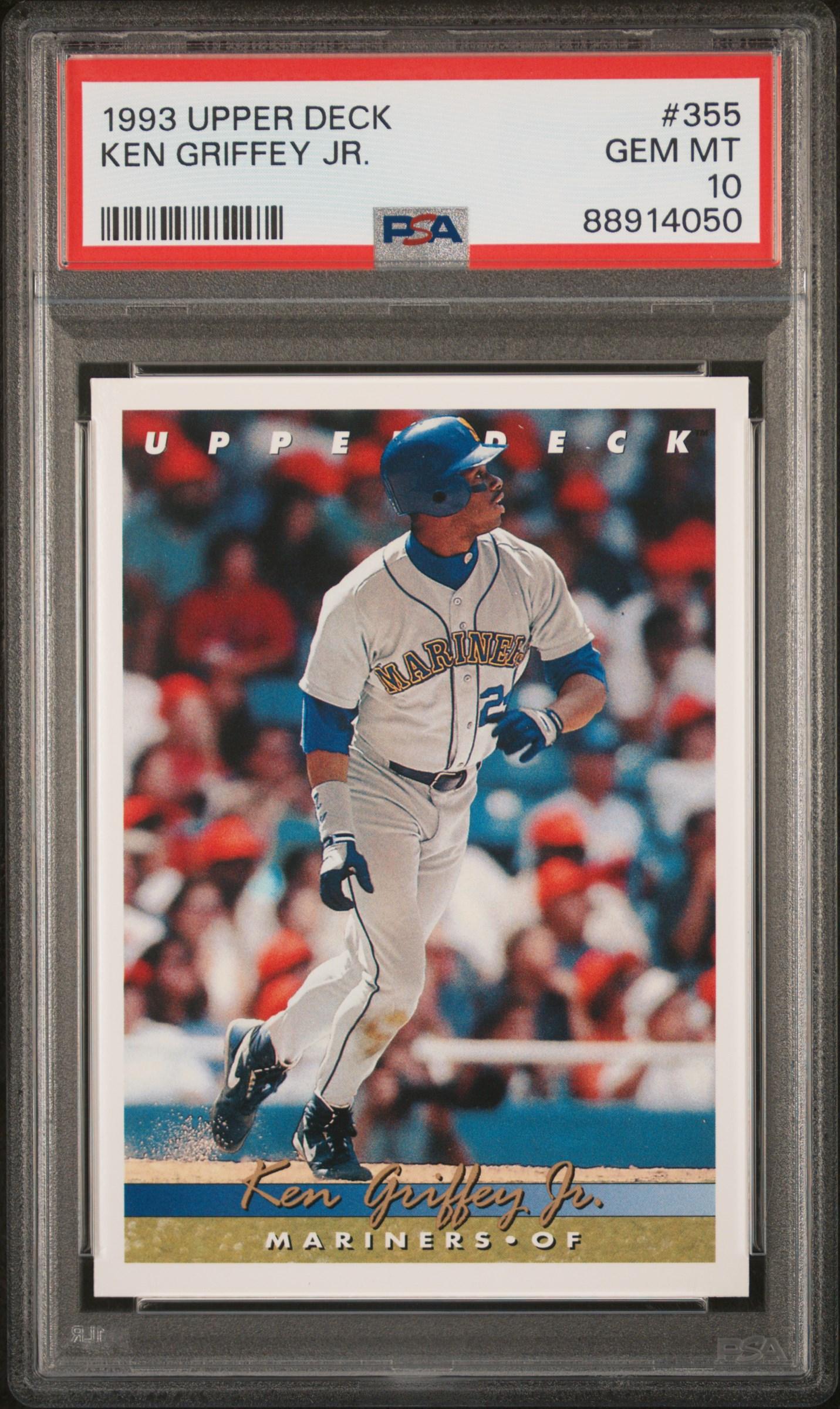 Ken Griffey Jr. 1993 Upper Deck #355 (PSA 10) at PristineAuction.com Ken Griffey Jr. 1993 Upper Deck #355 (PSA 10) at PristineAuction.com