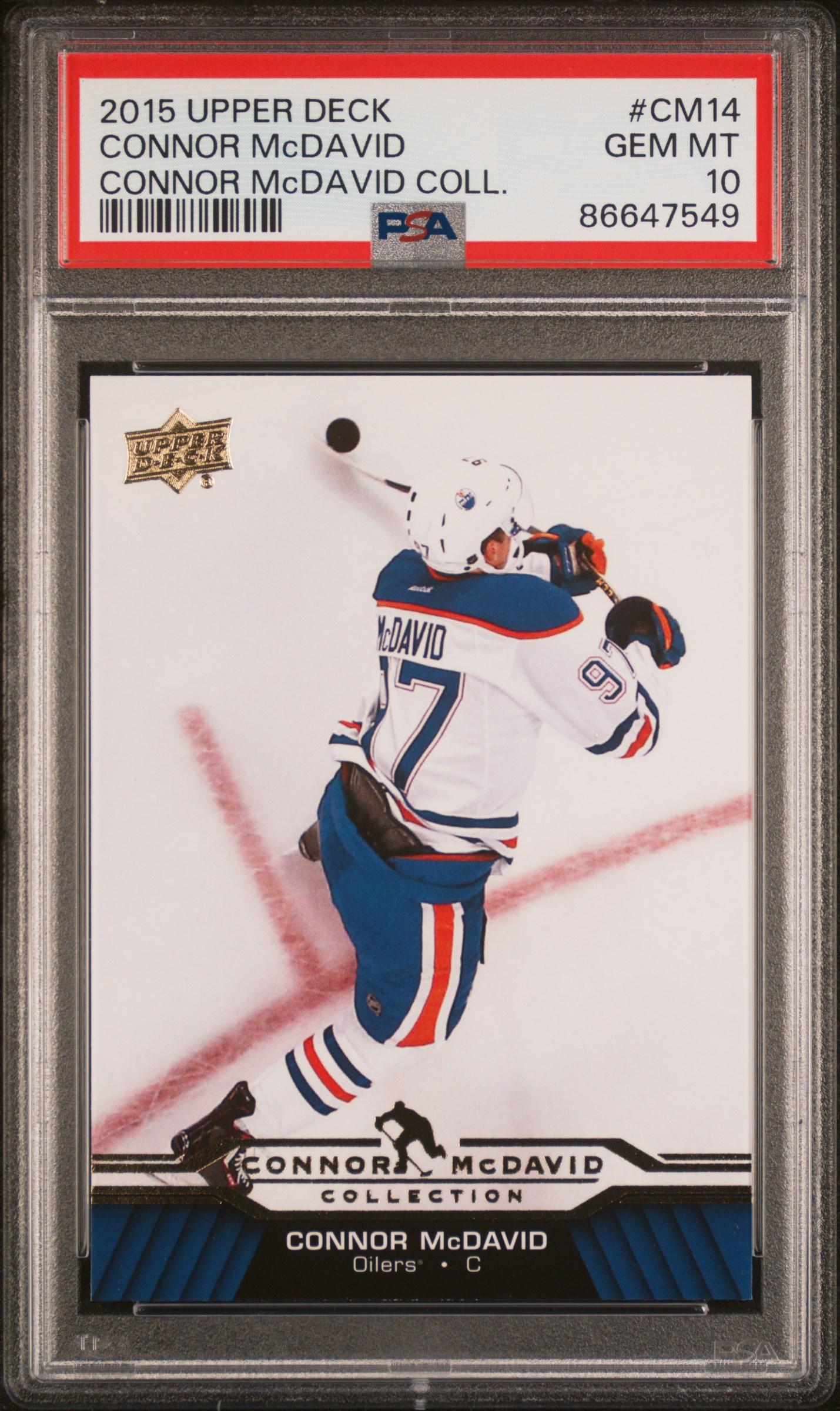 Connor McDavid 2015-16 Upper Deck Connor McDavid Collection #14 (PSA 10) at PristineAuction.com Connor McDavid 2015-16 Upper Deck Connor McDavid Collection #14 (PSA 10) at PristineAuction.com