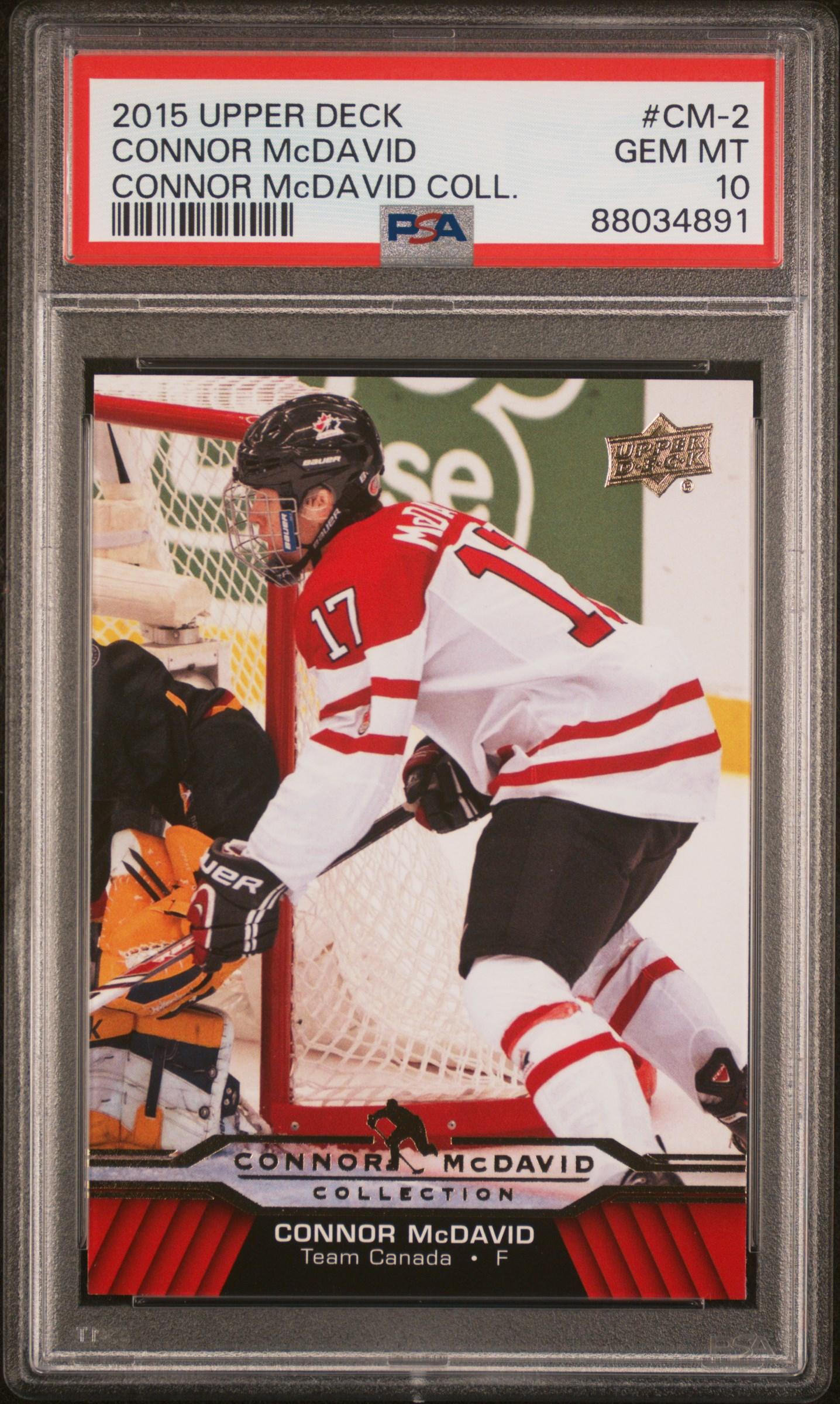 Connor McDavid 2015-16 Upper Deck Connor McDavid Collection #2 (PSA 10) at PristineAuction.com Connor McDavid 2015-16 Upper Deck Connor McDavid Collection #2 (PSA 10) at PristineAuction.com