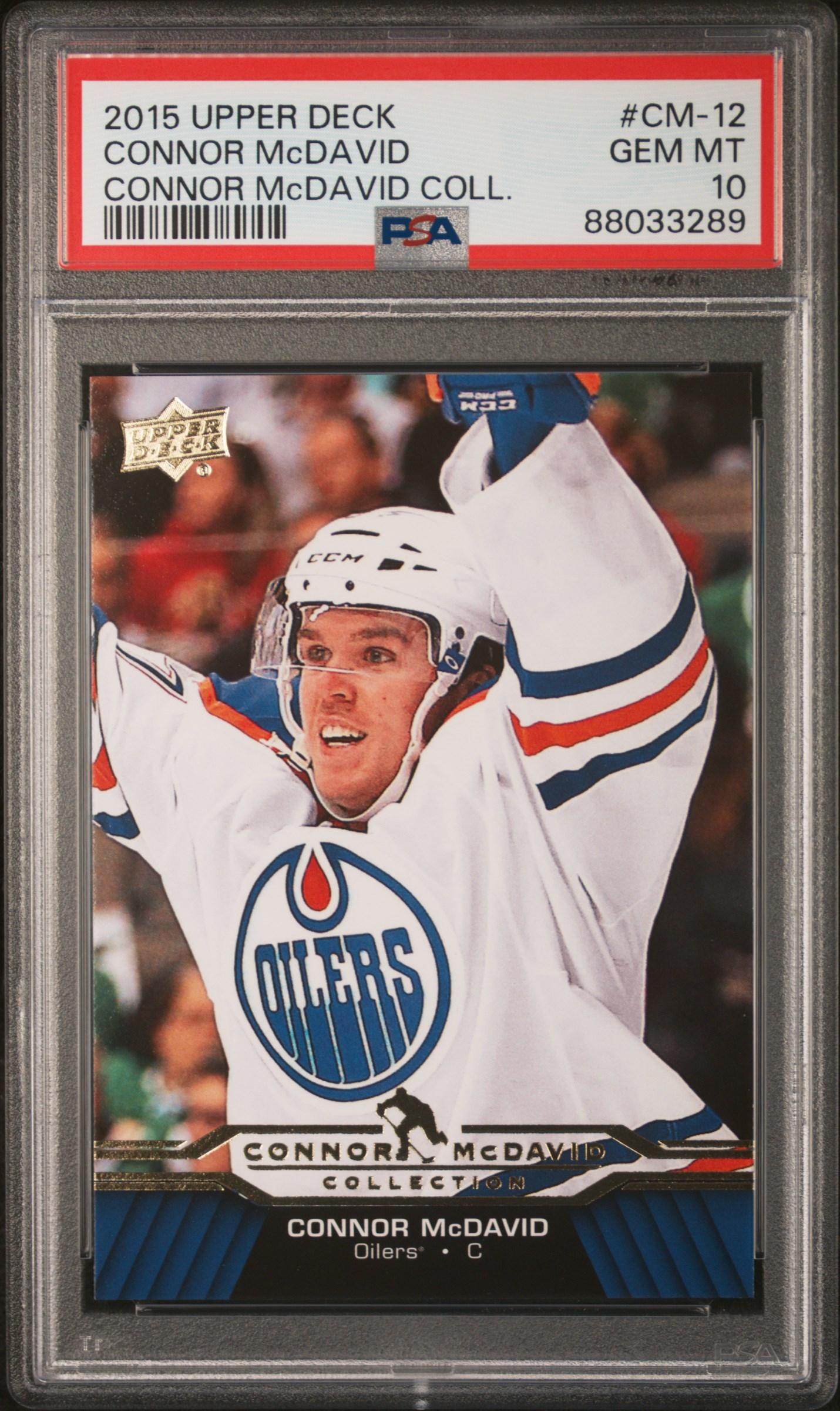 Connor McDavid 2015-16 Upper Deck Connor McDavid Collection #12 (PSA 10) at PristineAuction.com Connor McDavid 2015-16 Upper Deck Connor McDavid Collection #12 (PSA 10) at PristineAuction.com