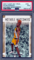 Kevin Durant 2007-08 Fleer Hot Prospects Notable Newcomers #NN-1 RC (PSA 9) at PristineAuction.com