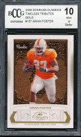Arian Foster 2009 Donruss Classics Timeless Tributes Gold #157 (BCCG 10) at PristineAuction.com