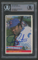 Joe Carter Signed 1984 Donruss #41 RC (BGS) at PristineAuction.com